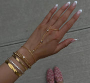 Layla Gemstone Hand Chain